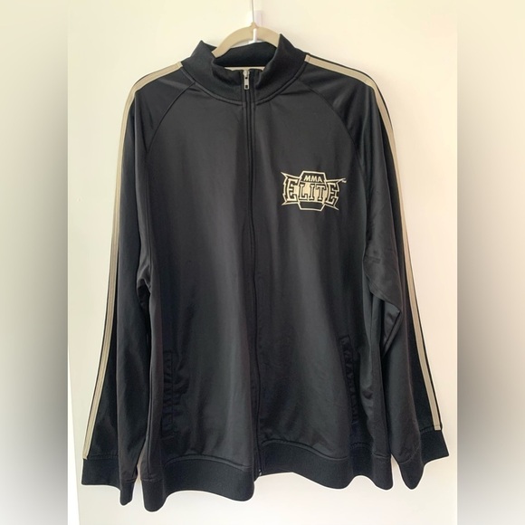 Men's Black Graphic Jacket - Picture 4 of 5